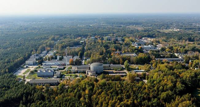 Narodowe Centrum Badań Jądrowych z lotu ptaka